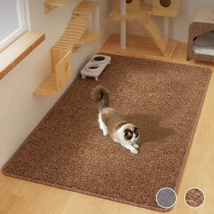 Grand tapis anti-rayures pour chat