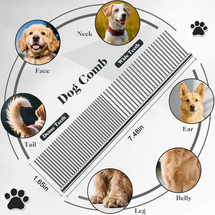 Brosse démêlante pour chien