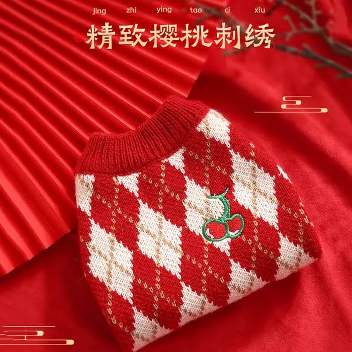 Vêtements pour chat chaton vêtements d'hiver automne gilet pour animaux de compagnie hiver chien chaud rouge pull de noël