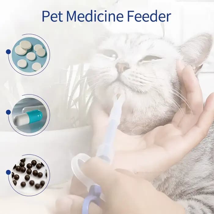 Chat chien pilule tireur médecine liquide distributeur d'alimentation pilule pour animaux de compagnie Popper pointe souple comprimé pour animaux de compagnie mangeoire pour chiot chaton