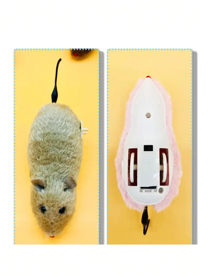 Souris à longue queue, jouets en peluche pour chat pour le nettoyage