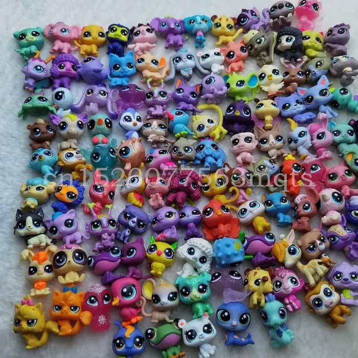 12 pièces 2-3 cm vieux jouets pour animaux de compagnie chat chiot Figure Mini poupées jouet figurines classique petit