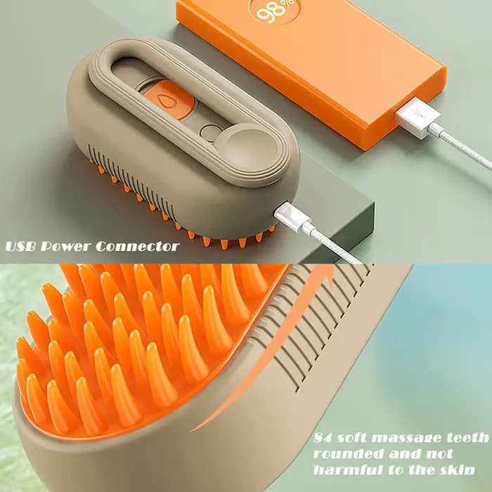 Brosse de massage pour animaux de compagnie