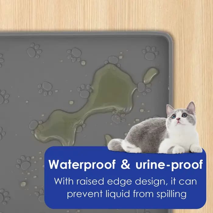 Polymères de litière en silicone imperméables pour chat
