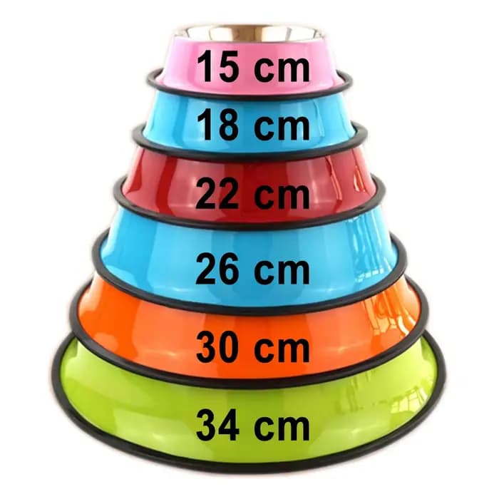 Nom personnalisé chien chat bol en acier inoxydable animal de compagnie coloré eau nourriture anti-dérapant bassin à manger circulaire bol personnalisé Multi taille