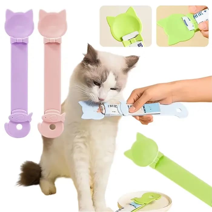 Churu Tube Helper : Distributeur de nourriture liquide et de purée pour chat