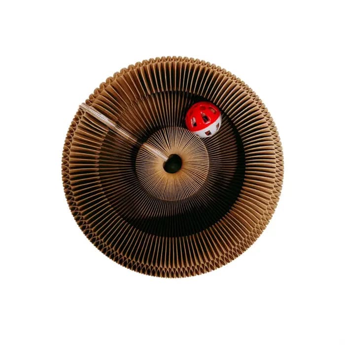 Jouet pour chat, griffoir rond en carton ondulé, jouets pour chat, accessoires pour chat, pour aiguiser les griffes