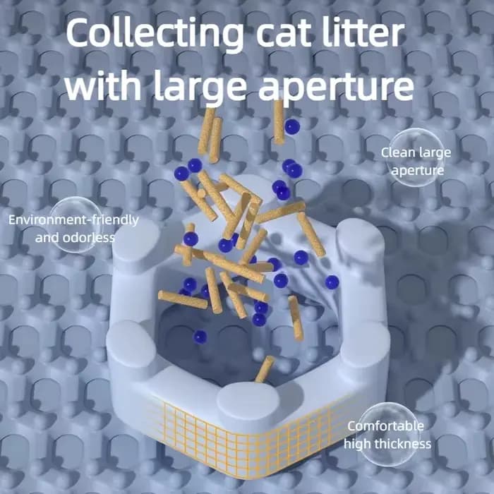 Tapis pour litière de chat
