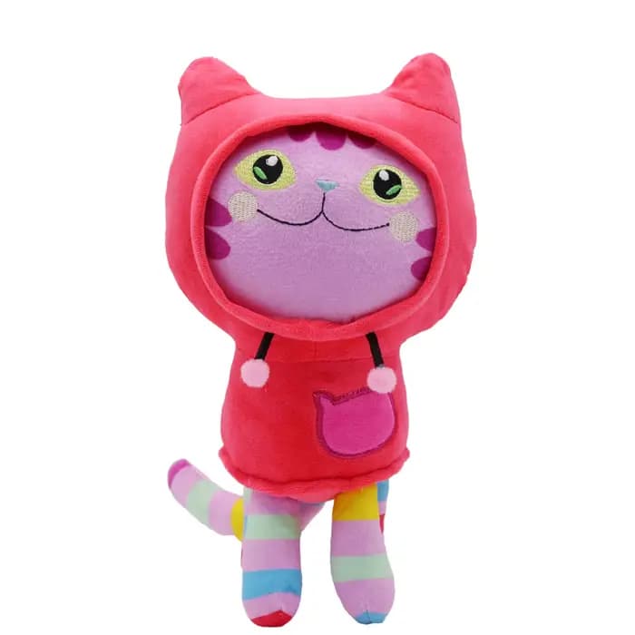 Peluches d'animaux Gabby Dollhouse, Adorables jouets en peluche Gaby, Peluche chat de la maison, Animaux en peluche de dessin animé, Peluches chat sirène pour enfants