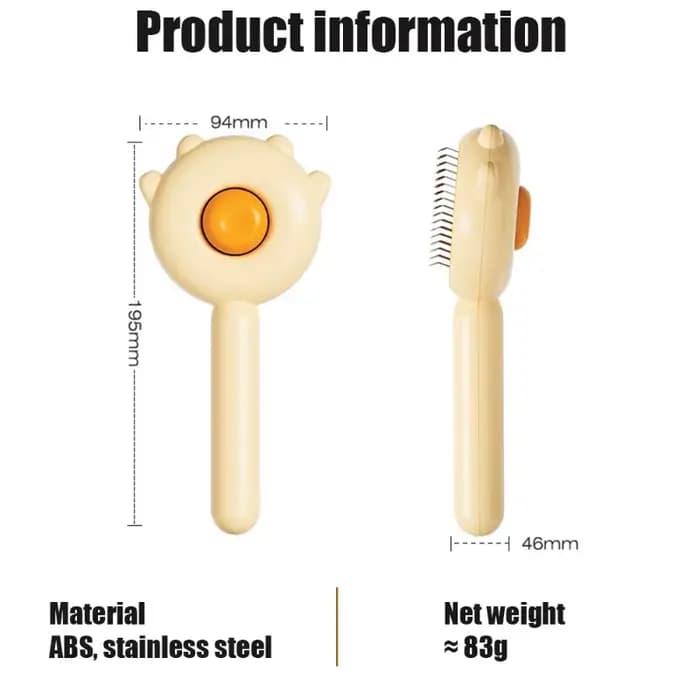 Brosse à Peigne d'Épilation pour Chat et Chien