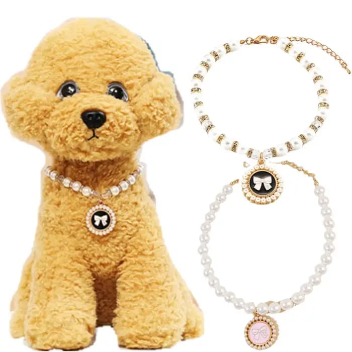Collier de perles pour animaux de compagnie