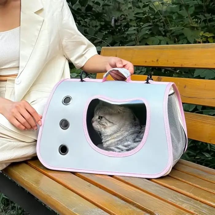 Sac de transport portable pour chat
