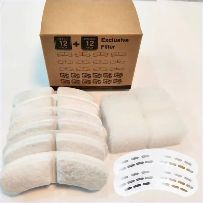 Source de filtre de fontaine d'eau pour chat, vente en gros d'usine, fontaine professionnelle pour animaux de compagnie, accessoires de filtre remplacés, filtres à boire pour chat