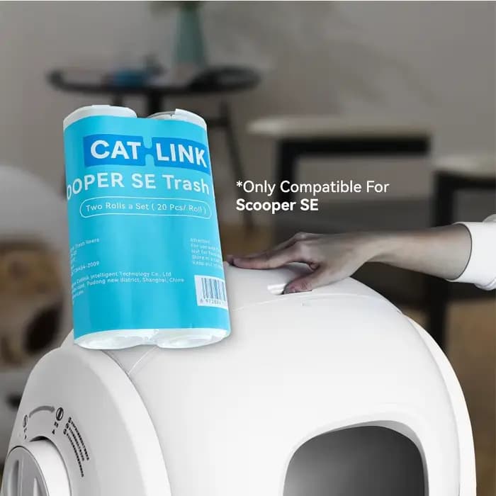 Sac poubelle CATLINK uniquement pour les litières Scooper-SE et SE Lite