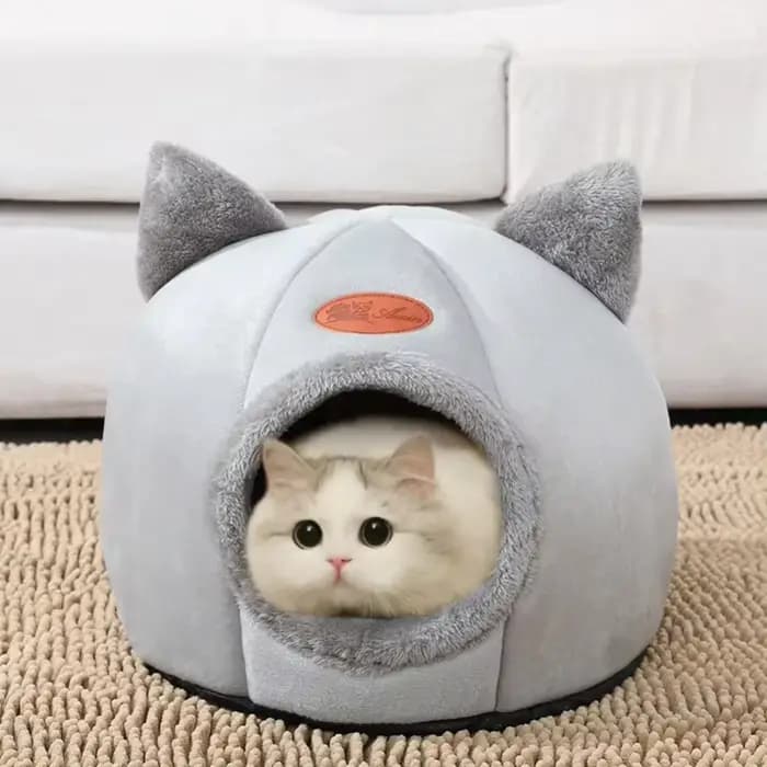 Nouveau lit pour chat confortable pour l'hiver