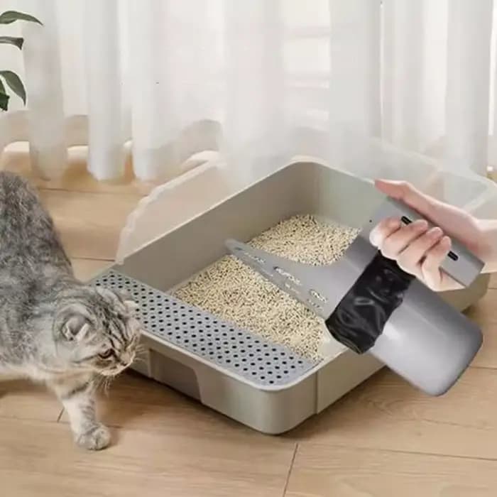 Pelle à litière pour chat portable grande capacité