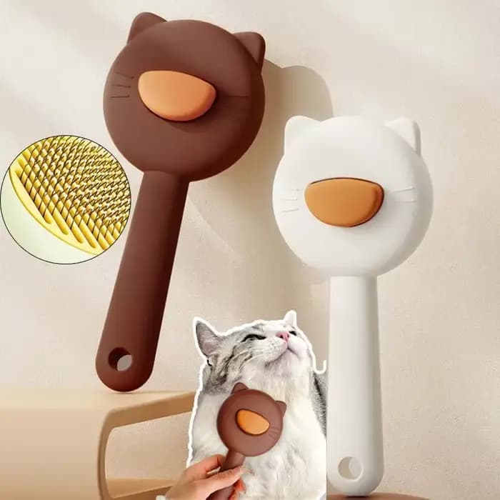 Brosse pour enlever les poils de chat