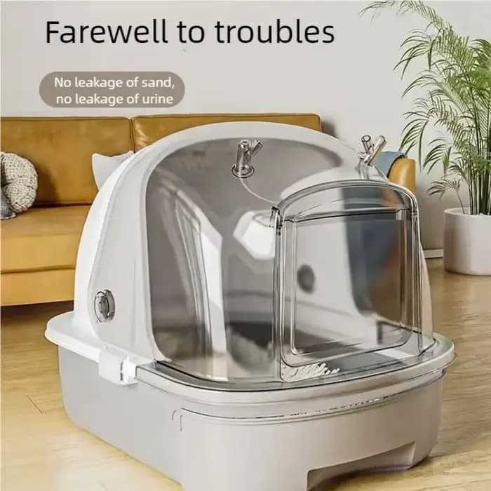 Bac à litière pour chat extra large