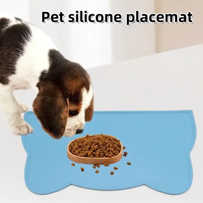 Tapis de nourriture pour animaux de compagnie en Silicone