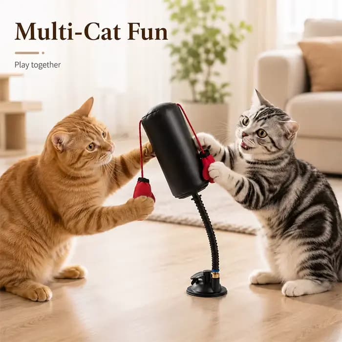 Nouveau jouet de boxe pour chat