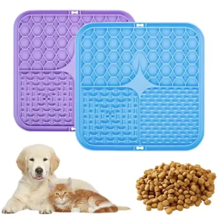 Tapis de léchage en silicone pour animaux de compagnie