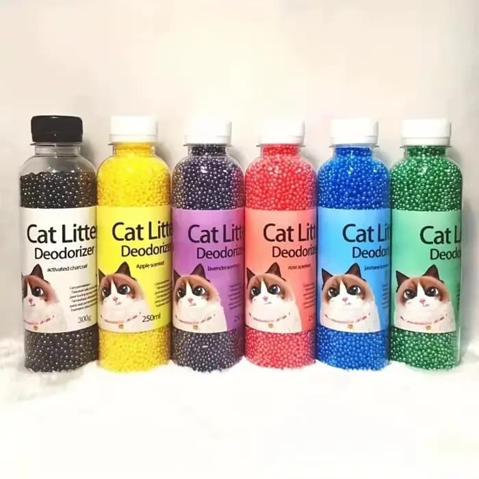 Perles désodorisantes pour litière de chat