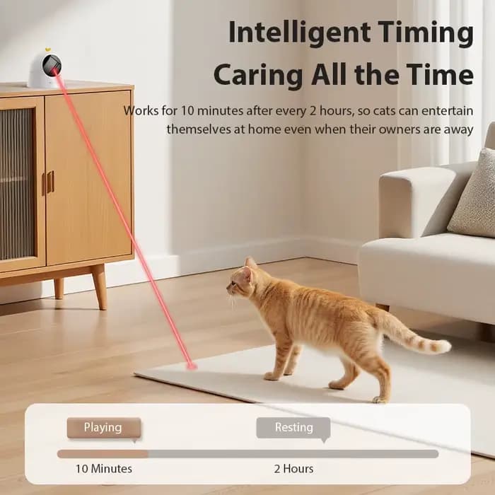 ROJECO automatique chat Laser jouet Interactif Mode réglable électrique