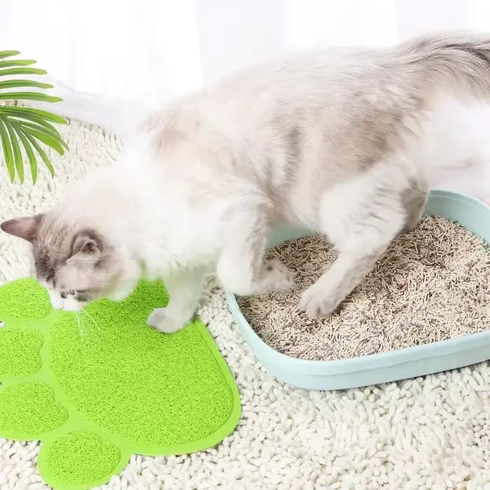 Nouveau Tapis de Litière pour Chat, Tapis de Repas pour Animaux, Anti-Salissure, Anti-Glisse, Coussin Anti-Éclaboussures, Tapis de Sol pour Cage de Chat, Tapis pour Chien, Produits pour Animaux de Com