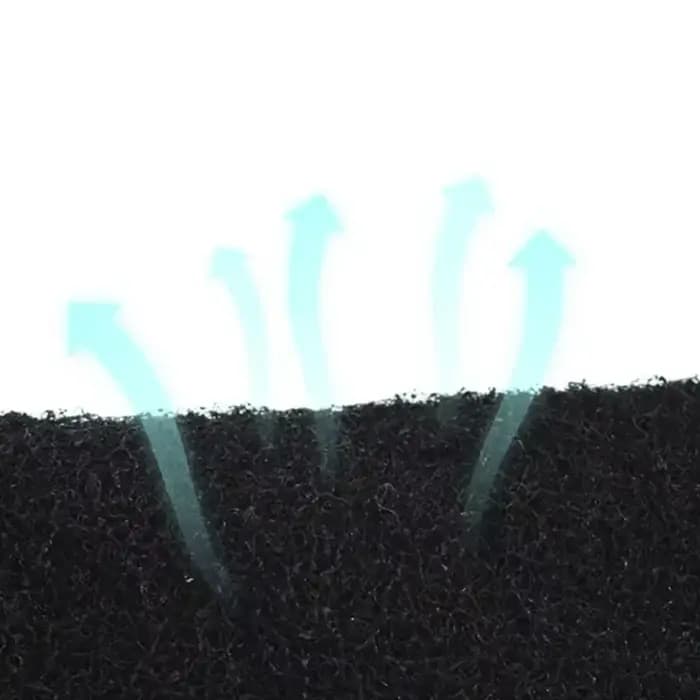 Filtre en coton à charbon actif pour litière pour chat, 3 pièces, remplacement pour un nettoyage plus efficace