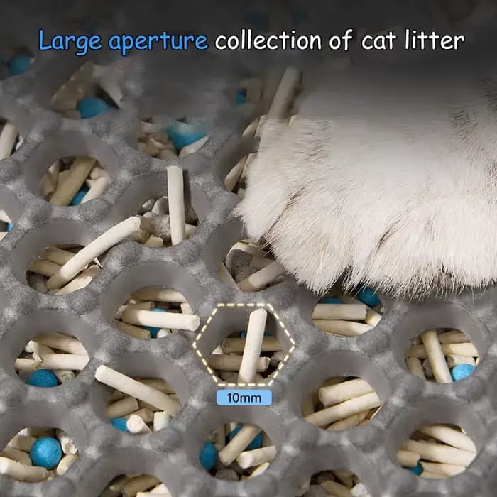 60CMX90CM tapis à litière pour chat imperméable Double couche bac
