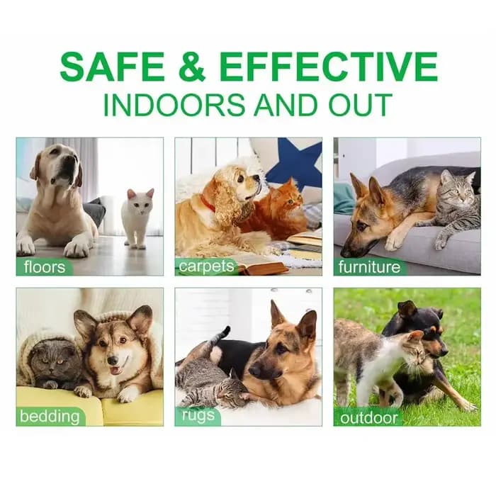 Gouttes anti-puces haut de gamme pour animaux de compagnie 60 ml – Contre les puces