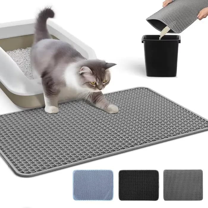 Polymères de Litière Pliable à Double Couche pour Chat