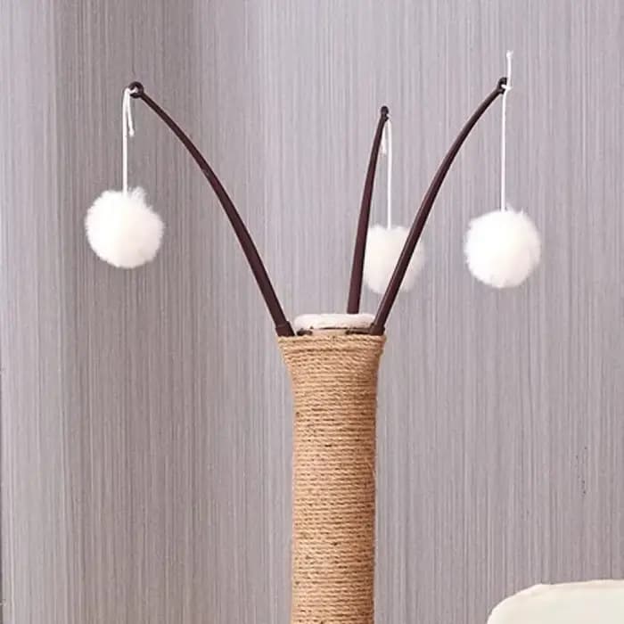 Grand arbre à chat en bois avec dosette spatiale