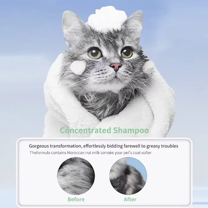 Shampoing apaisant pour animaux de compagnie