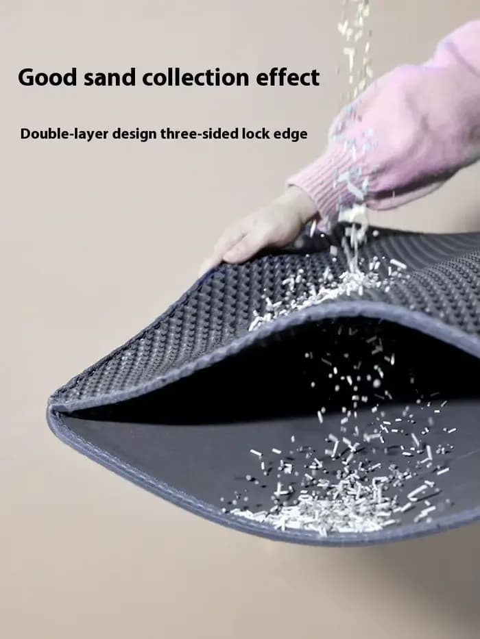 Grand tapis de litière pour chat