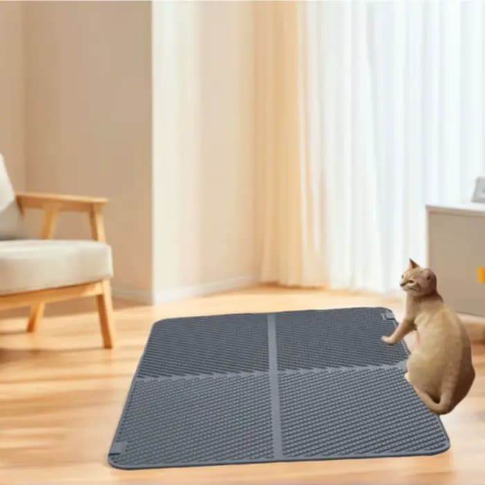 Tapis de litière en Silicone pour chat