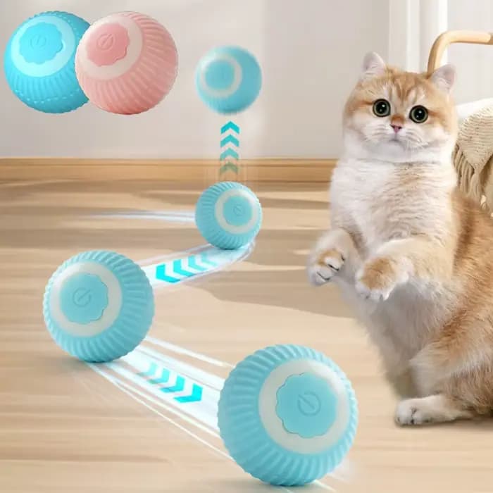 Boule interactive pour chat