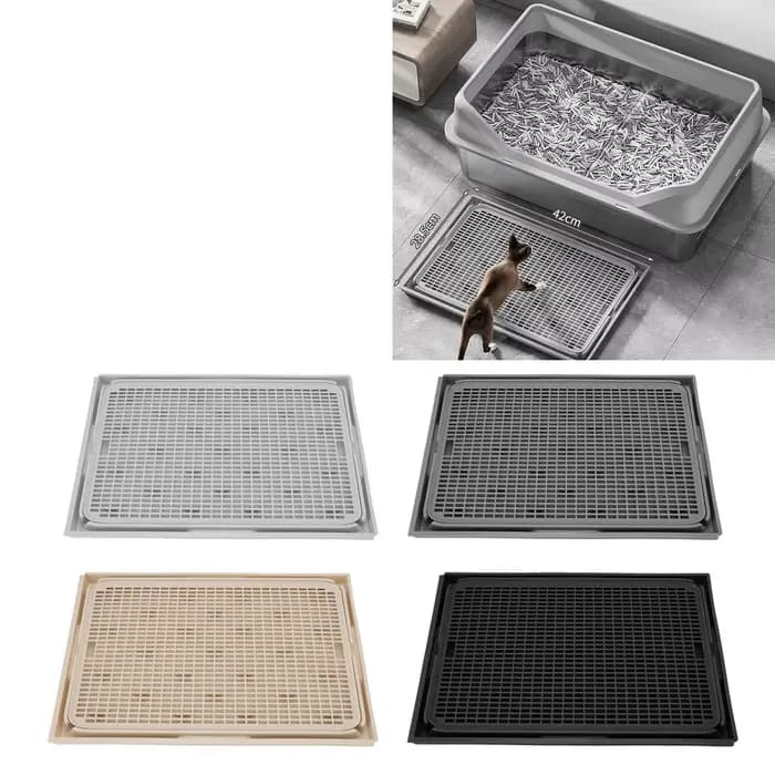 Tapis anti-déchets pour litière pour chat