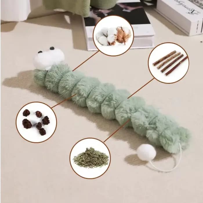 Peluche chat à mâcher jouet herbe-aux-chats auto-hi morsure jouets bande oreiller Teaser jouets pour chats doux interactif chat jouet chaton jouets