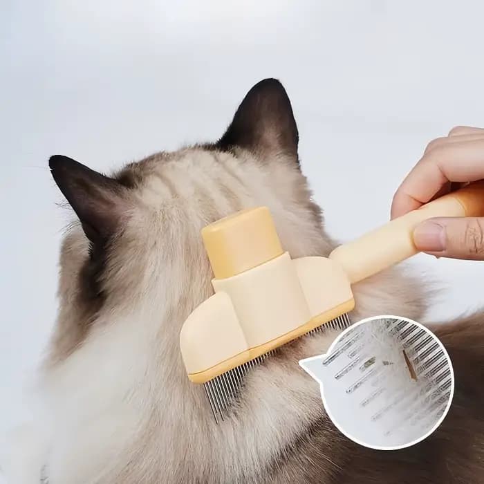 Brosse épilatoire pour chien et chat, toilettage pour chien, accessoires pour animaux de compagnie, peigne pour poils longs, nettoyage des poils, brosse de bain, fournitures pour chiens
