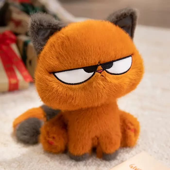 Nouvelle Peluche Chat Orange Douce et Créative