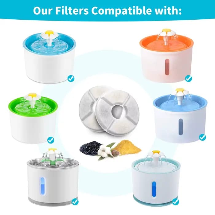 Remplacement du filtre de fontaine d'eau pour chat