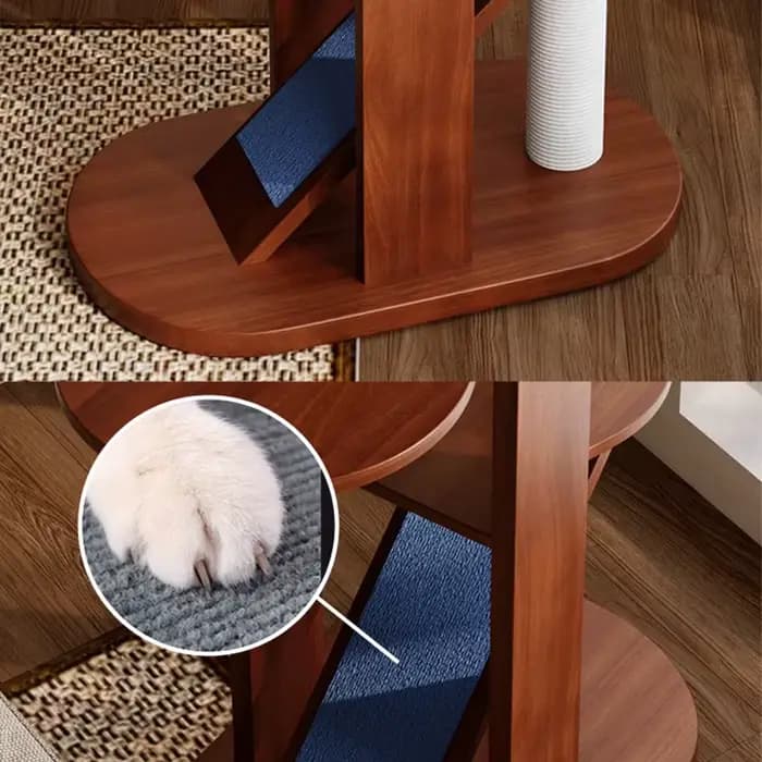 Tour à chat en bois grand modèle arbre