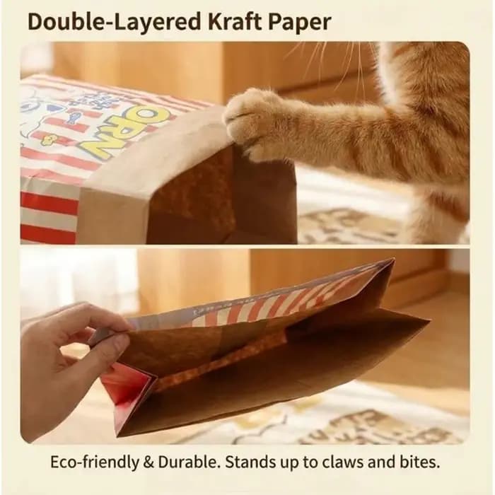 Sac à chat froissé pliable interactif pour chats