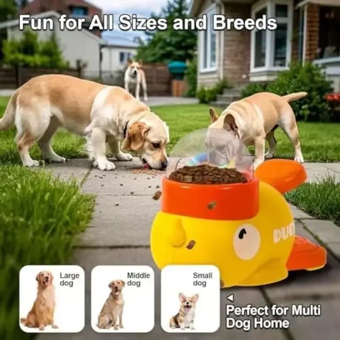 Gamelle interactive anti-glouton pour animaux de compagnie