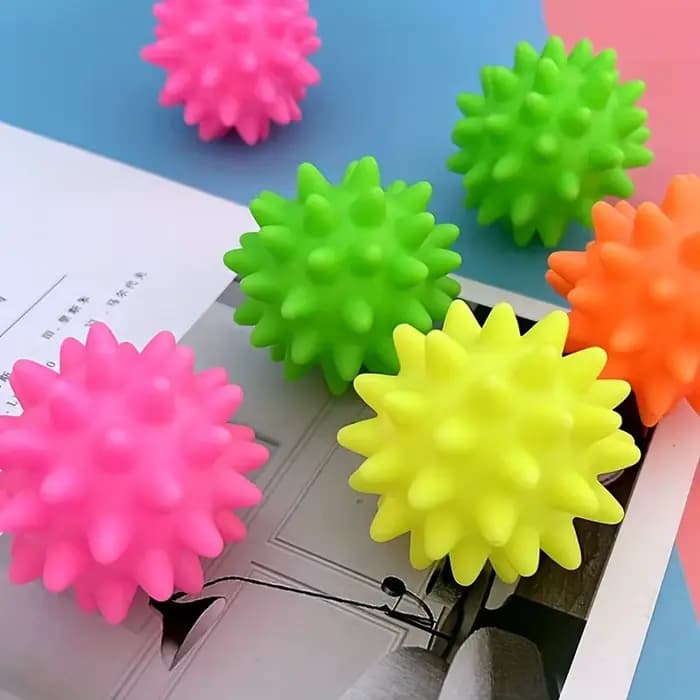 Jouet en caoutchouc coloré durable et résistant aux morsures - Parfait pour mâcher et jouer