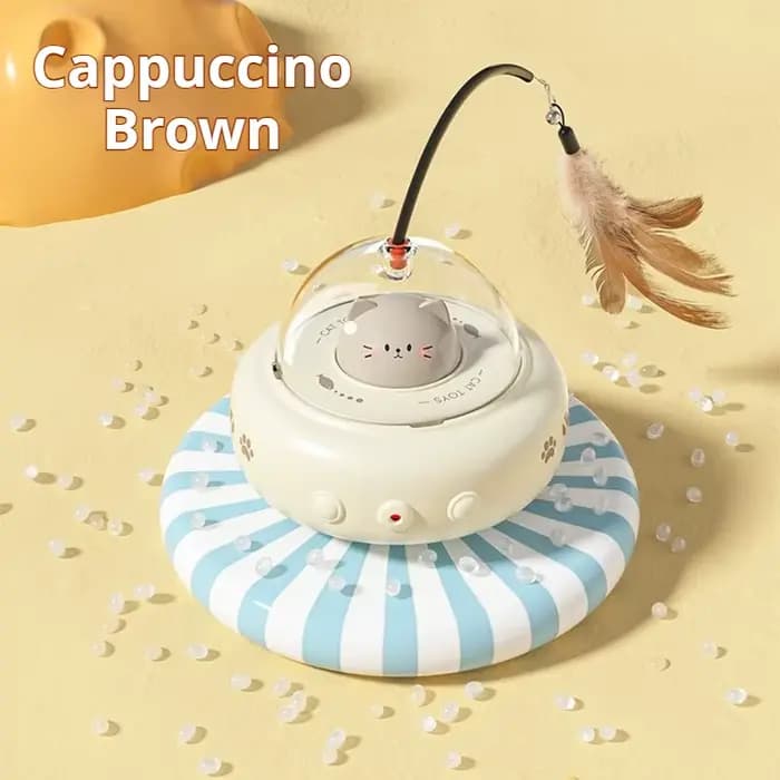 Jouet interactif automatique pour chat UFO 3-en-1