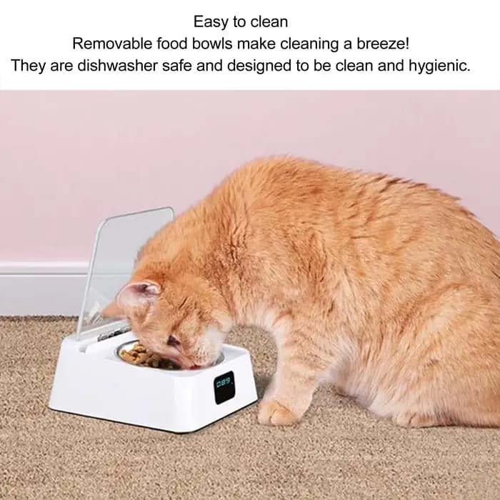 Distributeur automatique de nourriture pour chat avec capteur infrarouge