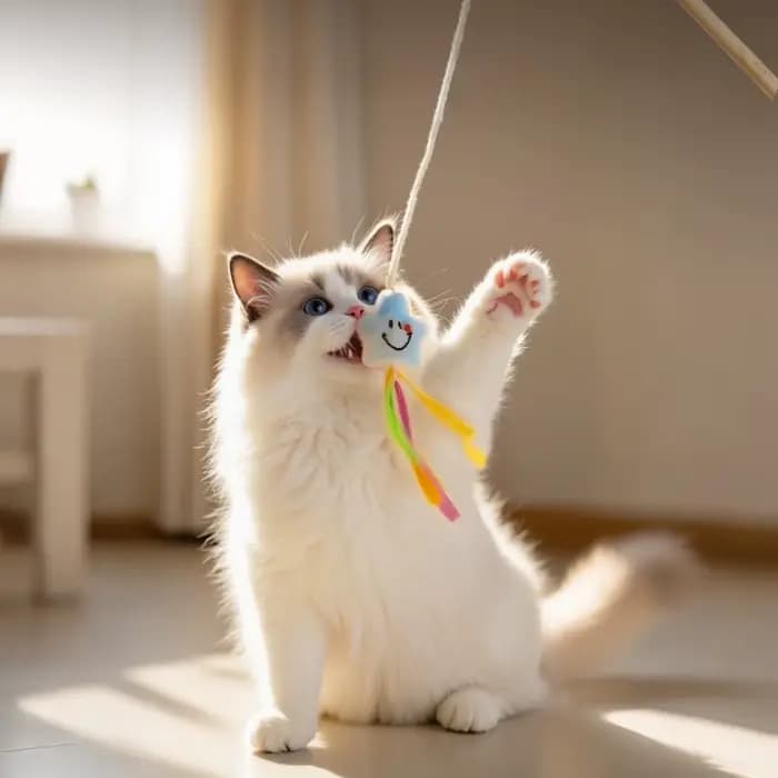 Jouets en bois pour chats, bâton Teaser, tortue résistante aux morsures, jouets interactifs et durables pour chats avec cloche, produits pour animaux de compagnie