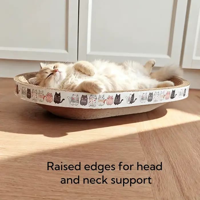 Grattoir à ongles pour chat en carton ondulé